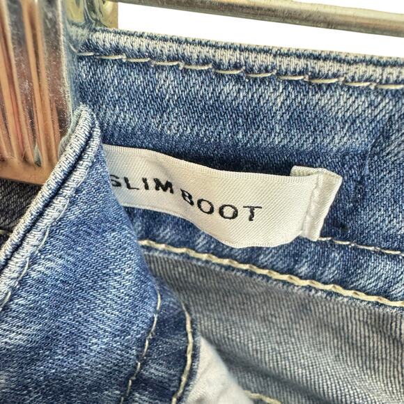 VIGOSS Slim Boot Cotton Medium Wash Low Rise Jeans Size 0 - Picture 5 of 7